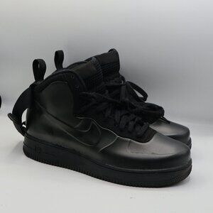Triple Black Foamposite Cup Sneakers Men Size 7.5